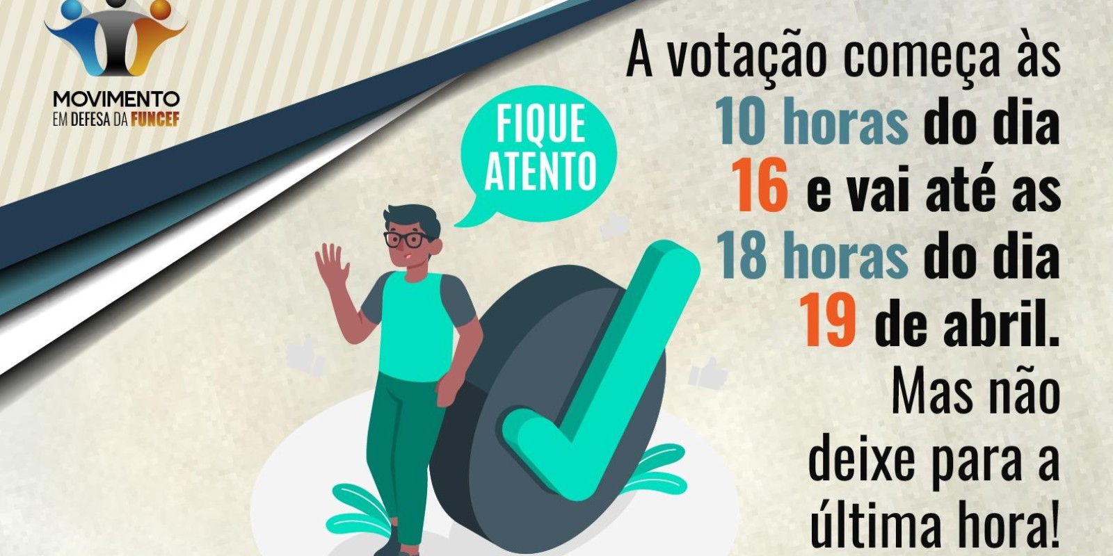 Eleições da Funcef: Amanhã começa a votação